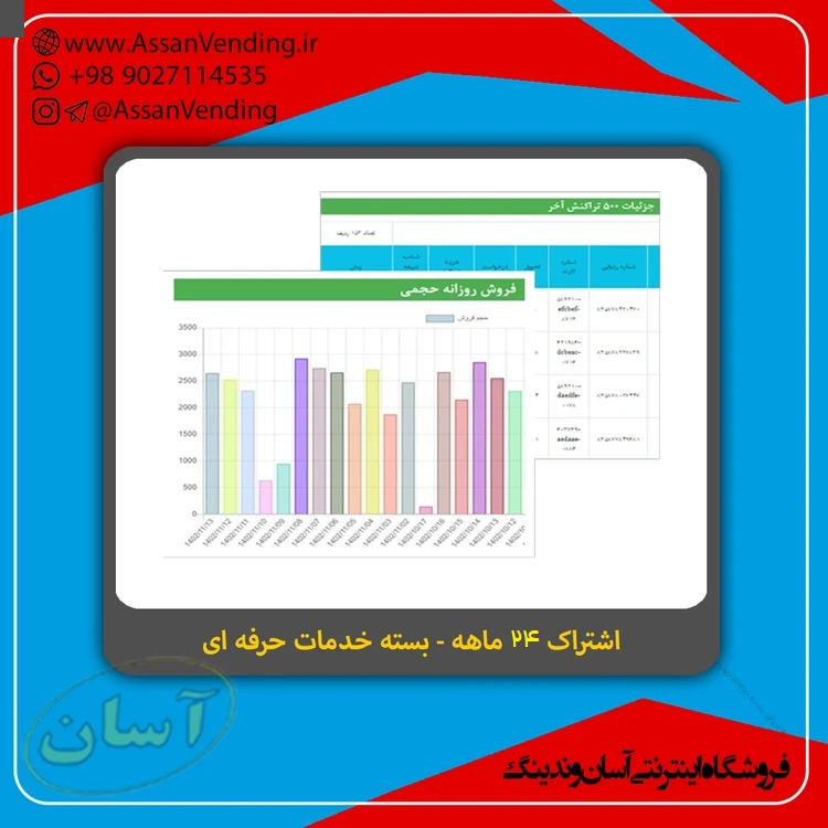 خدمات حرفه ای 24 ماهه